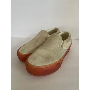 Vans Slip On Stackform Peach Soles Unisex Mens 6 Women’s 7.5